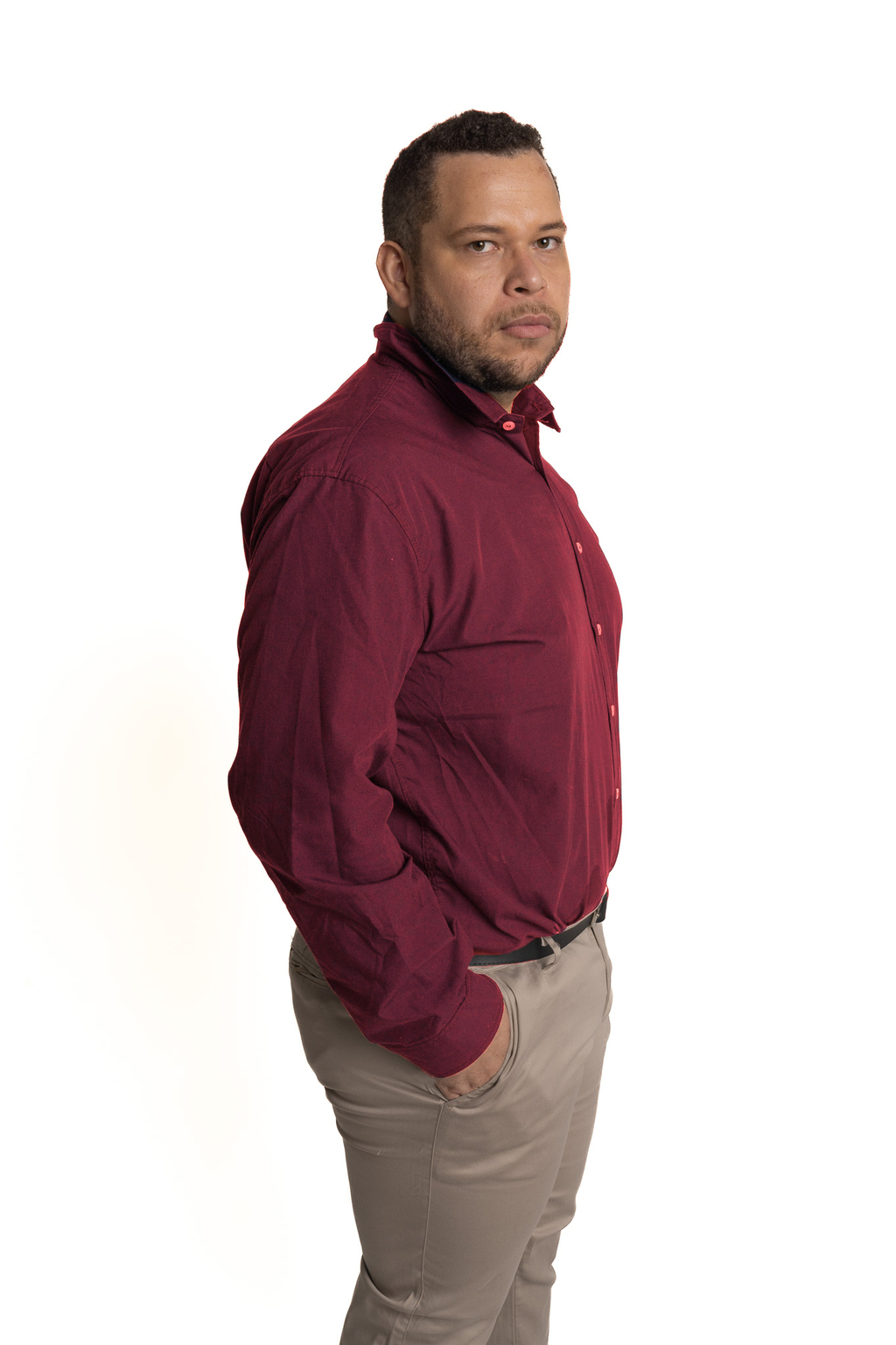 Camisa bordo best sale