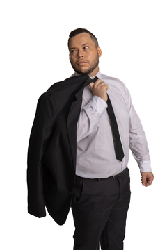 Promo Traje, camisa y corbata/moño Talles Especiales en internet