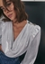 Blusa Drapeado Glam Prata - comprar online