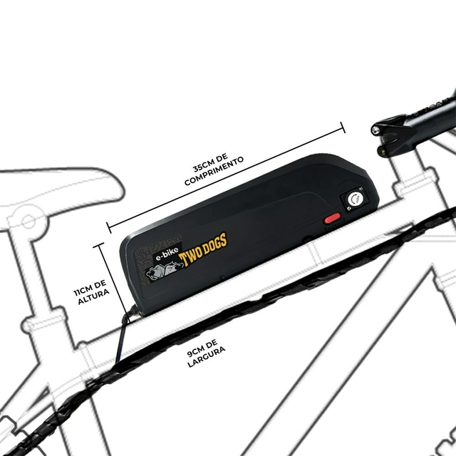 Bicicleta Elétrica Bet.Go 1000W Lítio 48V Two Dogs