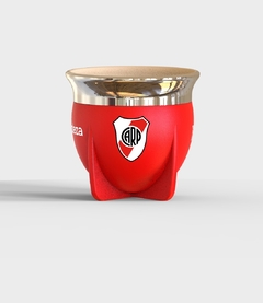 MATE TRADICIONAL RIVER PLATE BOCA ABIERTA - comprar online