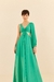Vestido Cropped Manga Verde Pilar FARM - Verão 2024 - comprar online