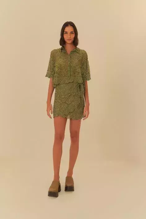 Saia curta store inverno