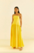 Vestido Decote Irregular Amarelo Farm - Verão 2024