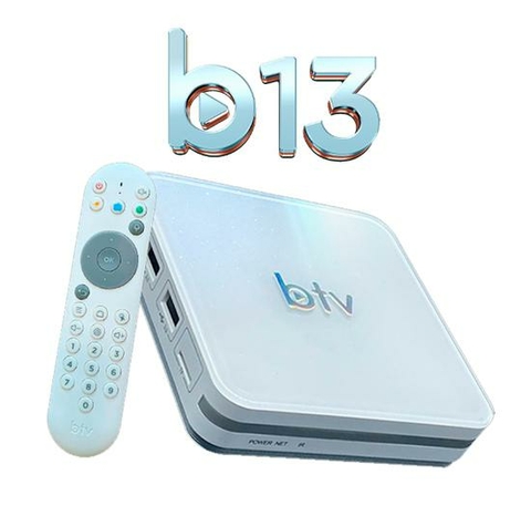 RECEPTOR IPTV BTV E13 - 2RAM / 8GB / 4K / AND / WF - Tche Loco Eletrônicos