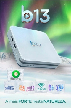 Imagem do Receptor BTV B13 4K Wi-Fi IPTV