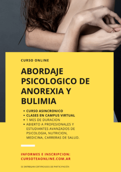 Curso Bulimia y Anorexia - Abordaje Psicologico