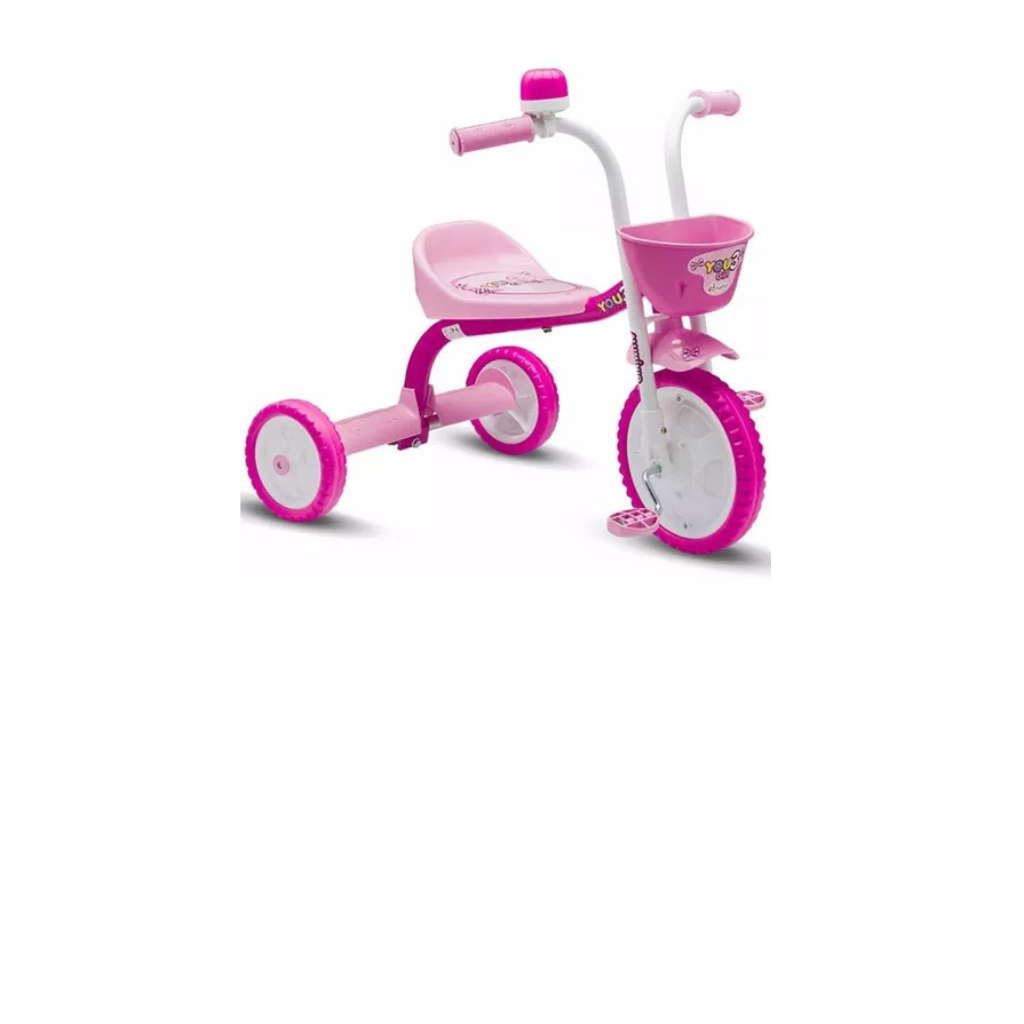 Triciclo 3 Rodas Bicicleta Infantil Menina Ultra Bike com o Melhor