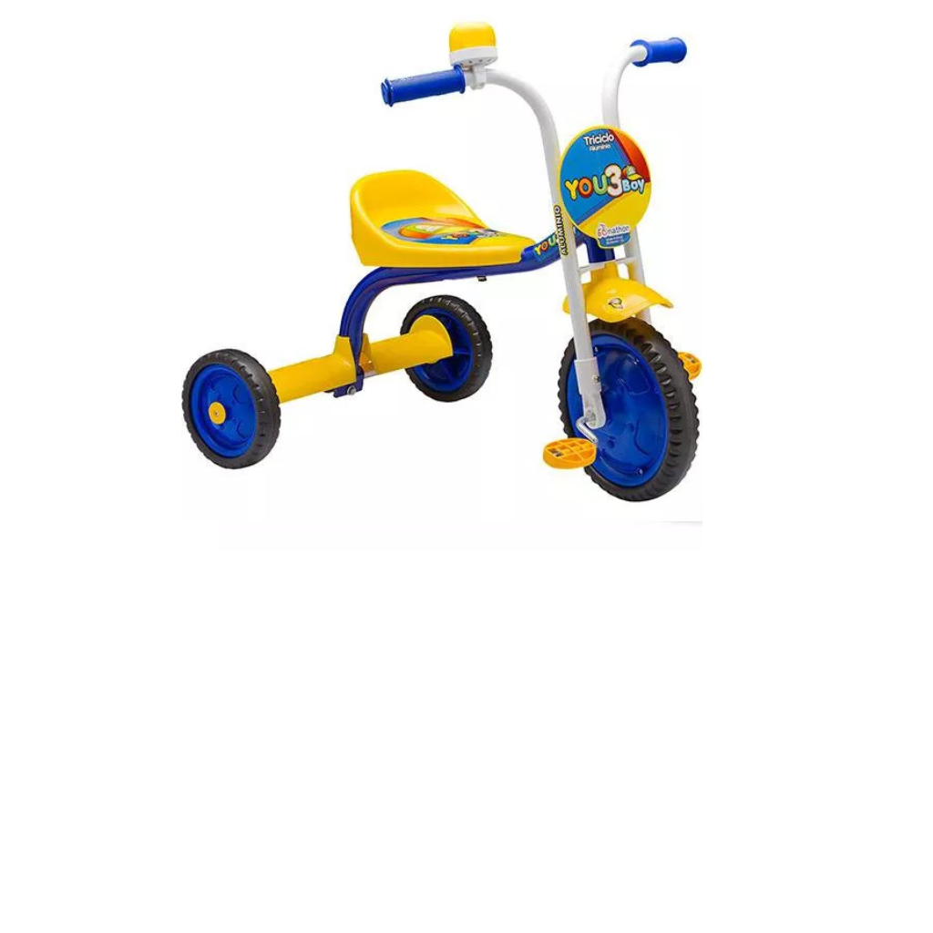 Triciclo Motoca Infantil Meninos You 3 Boy Azul Nathor