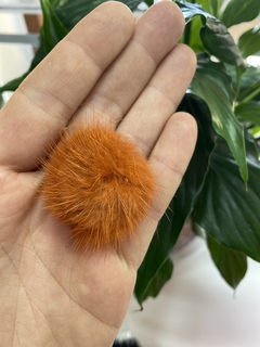 Meio Pompom 4,5 cm - Ferrugem