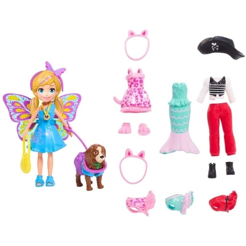 POLLY POCKET PARQUE DE DIVERSÕES DOS CACHORRINHOS GWD80 MATTEL