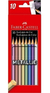 Lapis De Cor Metallic C/10 Cores -120410g Faber