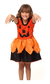 Fantasia Vestido Abobora Menina Halloween