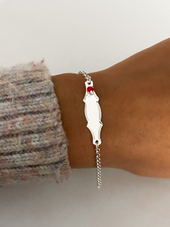 Pulsera rolito con identidad para nene/a