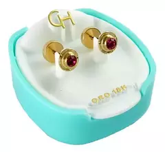 Abridor oro 18K strass mediano