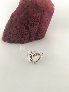 Anillo doble corazón - comprar online