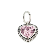 charm corazon rosa - tienda online