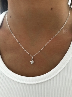 Collar estrellita con piedra cubic - comprar online