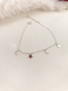 Pulsera con luna y estrella - comprar online