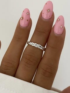 Midi/ anillo de pie trenzado