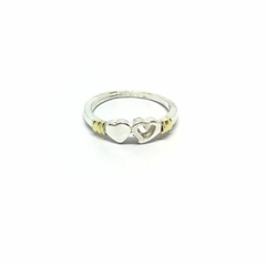 Anillo doble corazón - comprar online