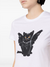 Camiseta Baby Look Gato Branca na internet