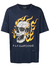 Camiseta Caveira Flame Azul