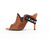 Mule salto alto marrom/bege - comprar online