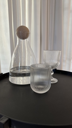 Set de vasos Aruba bajos transparentes - comprar online