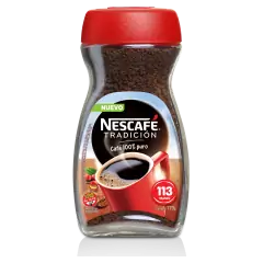 Cafe instantaneo tradicion 100% puro Nescafe