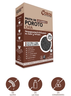 Pastas proteicas de legumbres sin TACC Wakas - Del Puerto Dietética 