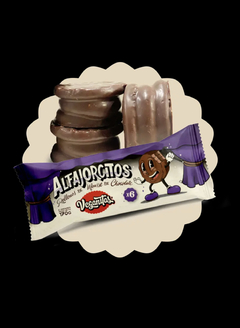 Alfajores veganos artesanales con mousse de chocolate Veganitas