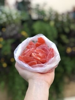 Pomelo rosado glaseado