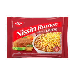 Fideos instantáneos ramen Nissin 4 sabores