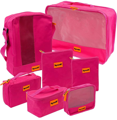 Organizador de equipaje Pink 7p