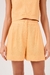 Dress To Short Linho Alfaiataria 04290754 Laranja Buriti - loja online