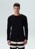 Osklen Sweater Tricot Double Preto - comprar online