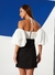 Open Vestido Detalhe Linho 442200979 Off White - comprar online