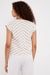 Sacada Blusa Malha Listra Diagonal Off White - comprar online