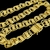 Imagem do Corrente 15mm Dubai Fecho 750 Luxo Banhado a Ouro 18K Lançamento