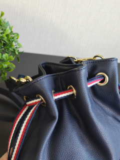 Bolsa Estilo Saco Azul Marinho Tommy Hilfiger