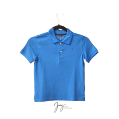 Camiseta Gola Polo Azul Claro - Tommy Hilfiger