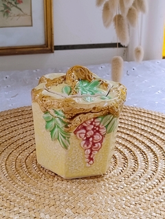 Dulcera con Tapa en Loza Japonesa