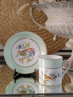 Duo de Cafe en Porcelana Inglesa Tuscan bone china de coleccion (83)