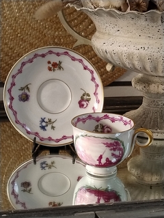 Duo de Cafe en Porcelana Francesa Limoges Haviland de coleccion (97)