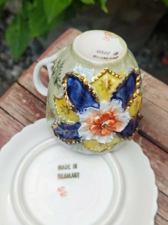 Duo de Cafe Aleman Isabelino de Porcelana - comprar online