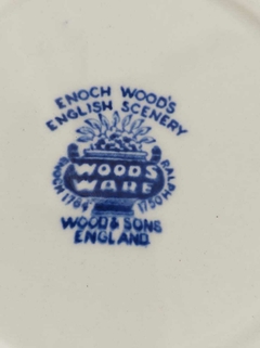 Duo de Te en Loza Inglesa Azul Enoch Woods Ware - tienda online