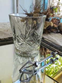Hielera de Cristal tallado punta de diamente - tienda online