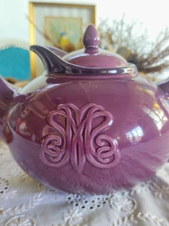 Tetera de Porcelana esmaltada color Violeta - comprar online