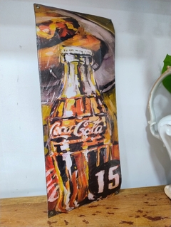 Cartel de Chapa Vintage Coca Cola 43 cm x 18 cm - 2Gardenias Bazar antiguo & Deco